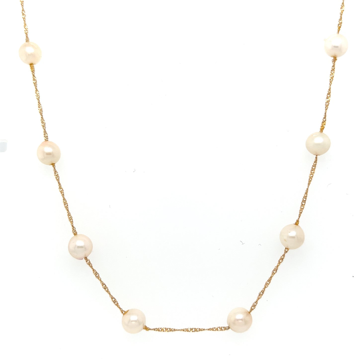 Pearl chain necklace