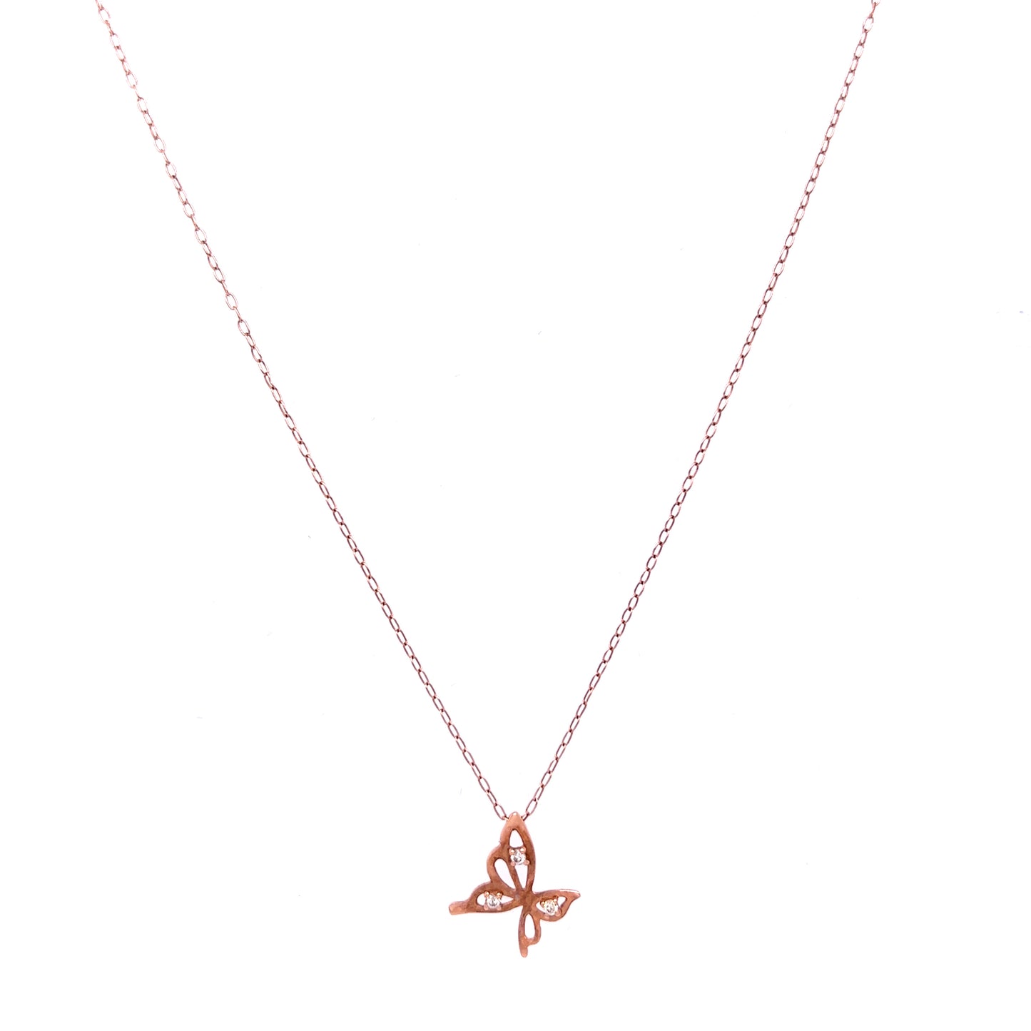 Butterfly Diamond Necklace