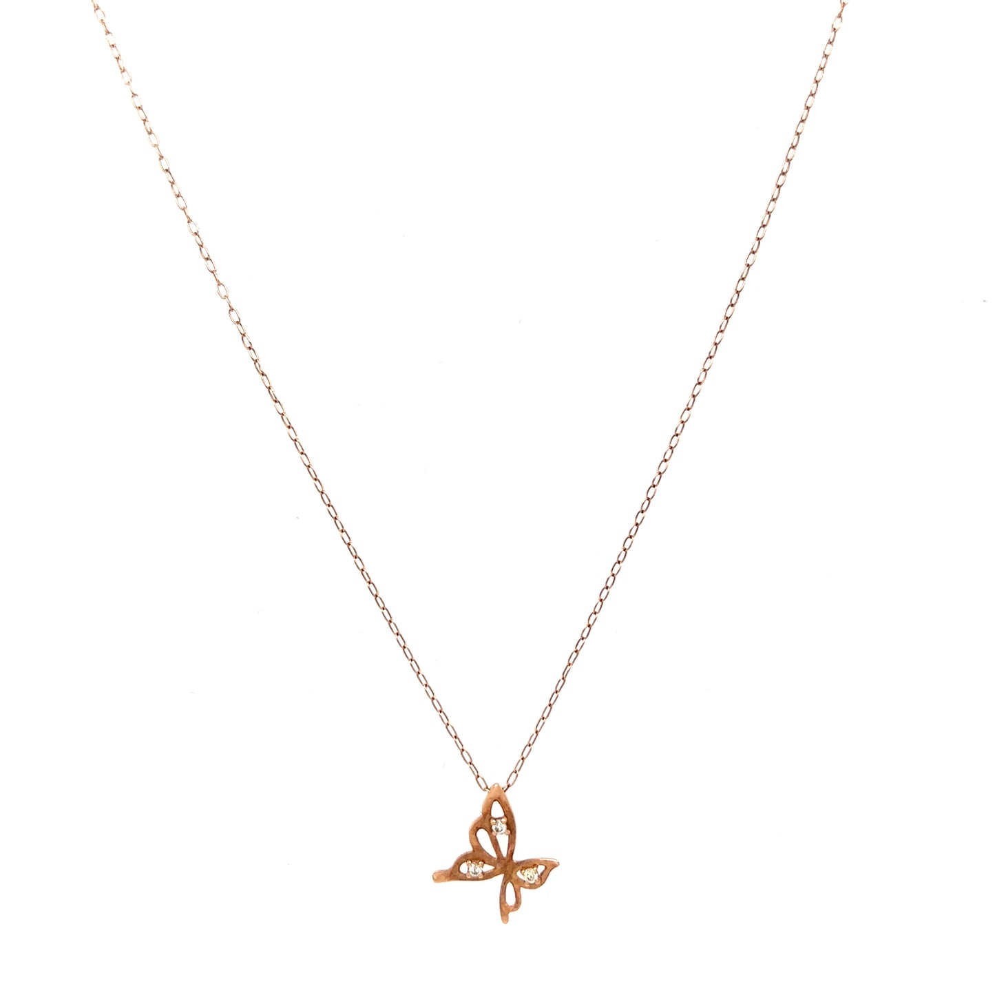 Butterfly Diamond Necklace