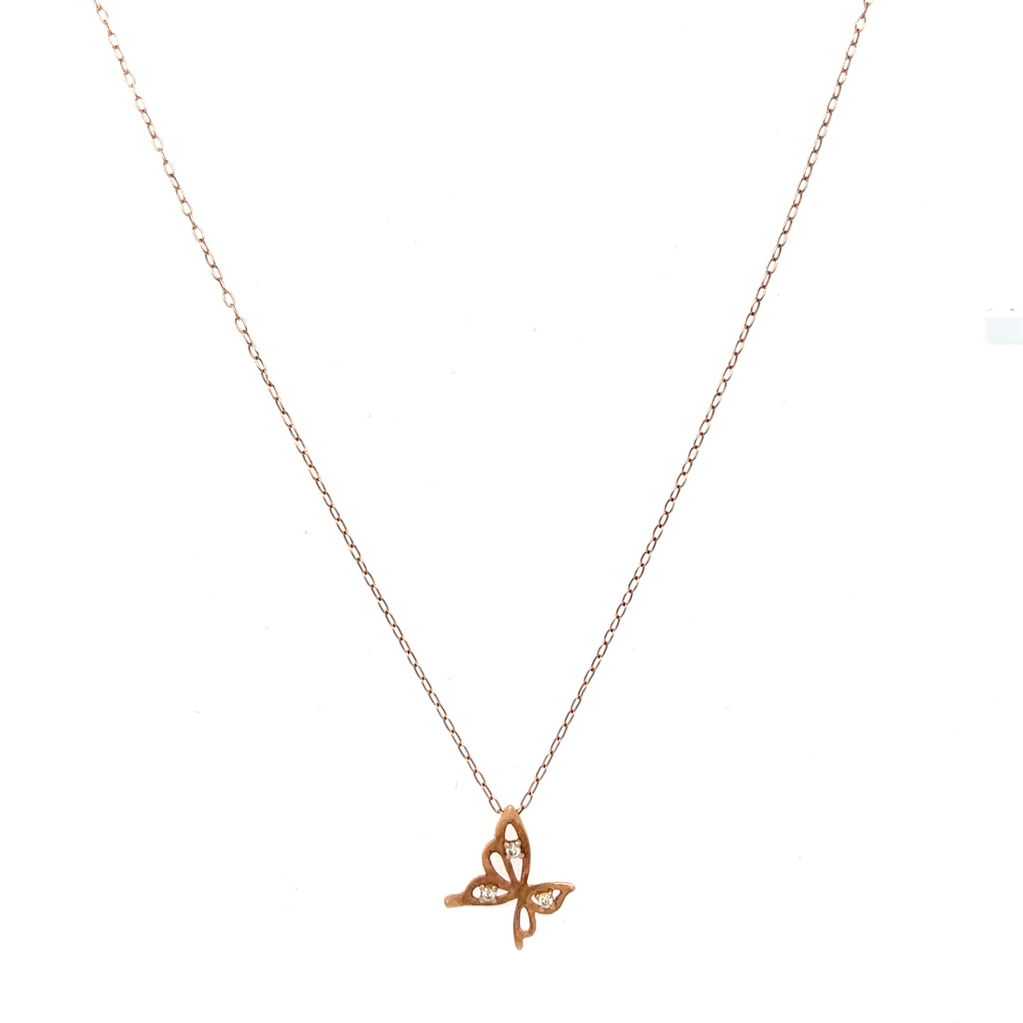 Butterfly Diamond Necklace
