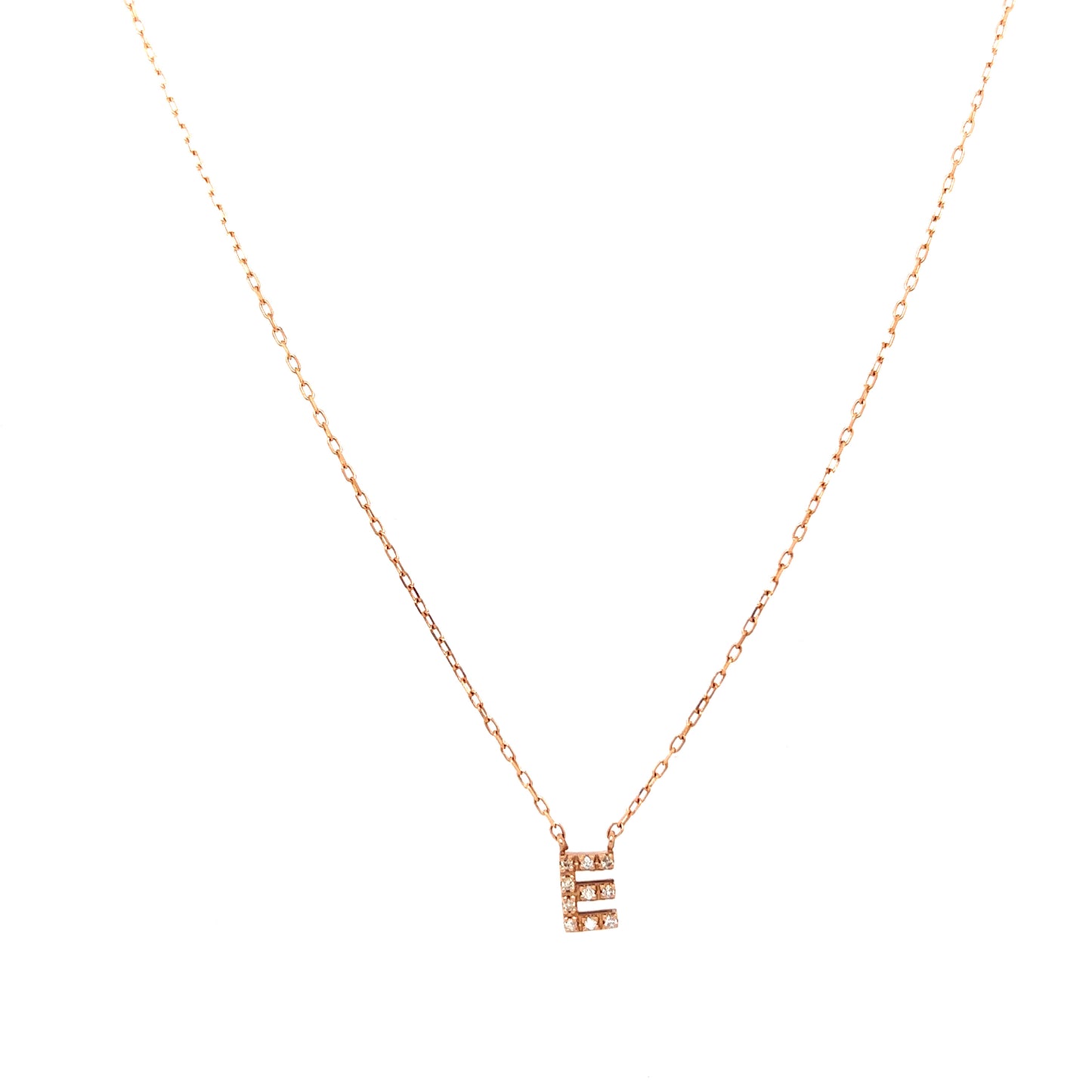 Diamond Initial Necklace
