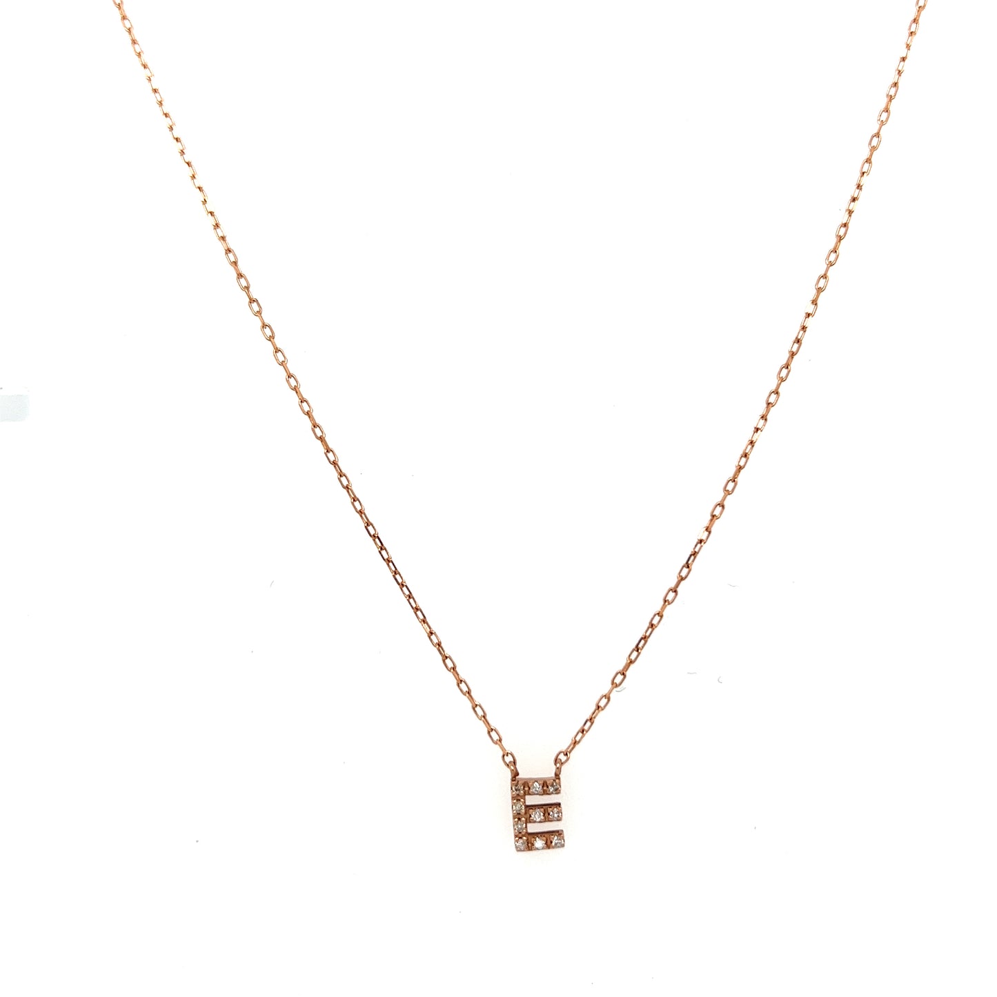 Diamond Initial Necklace