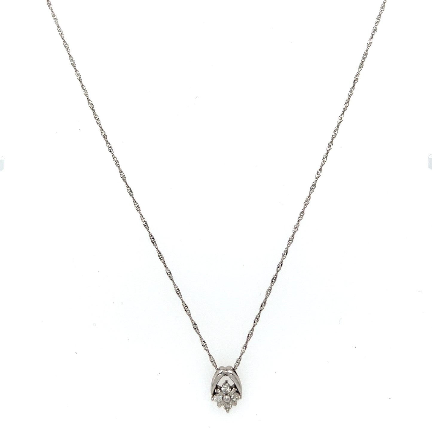 Flower Charm Necklace