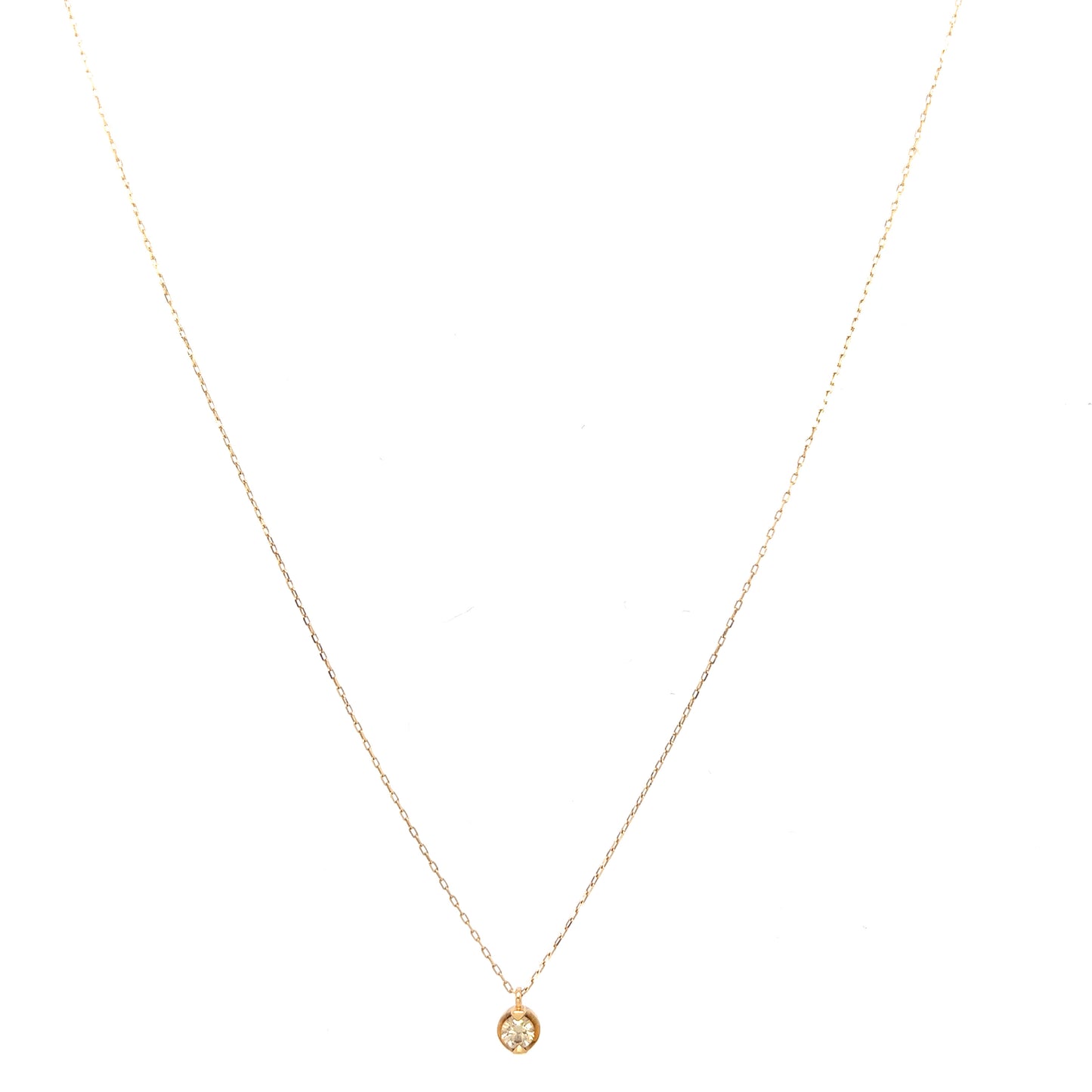 Petite diamond pendant