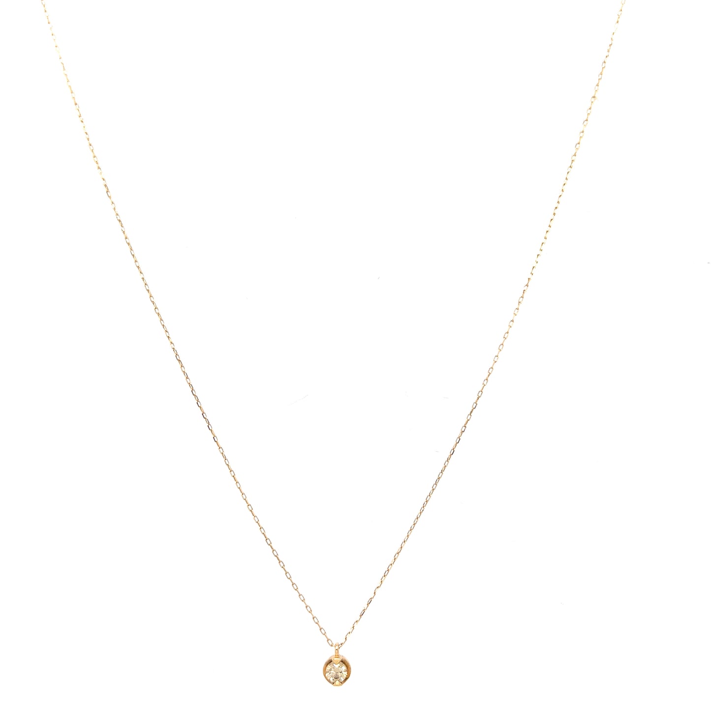 Petite diamond pendant