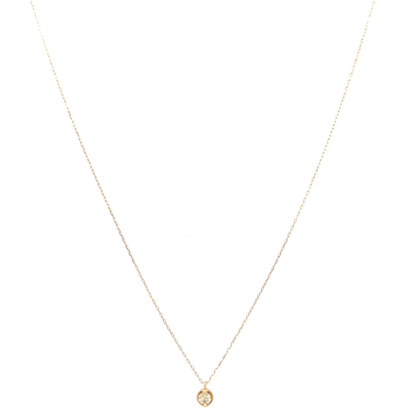 Petite diamond pendant