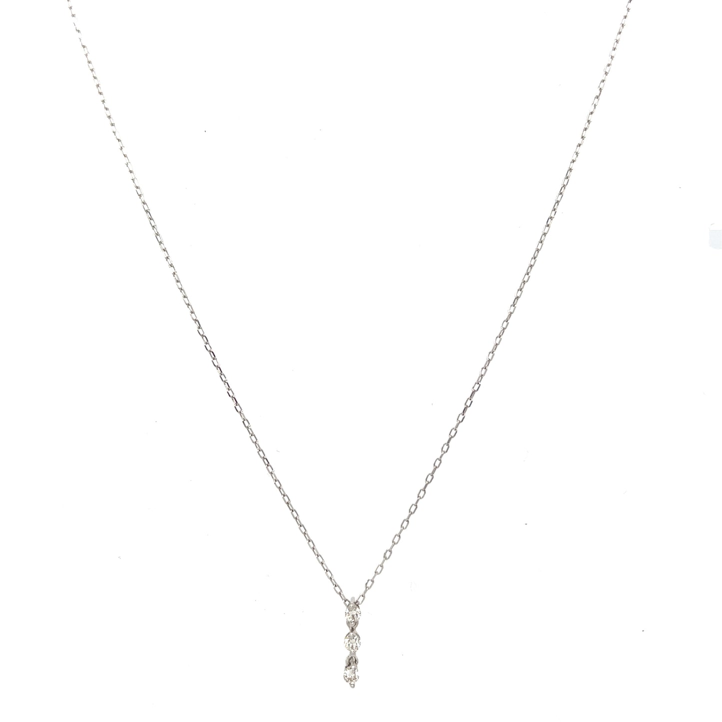 Round Brilliant Diamond Necklace