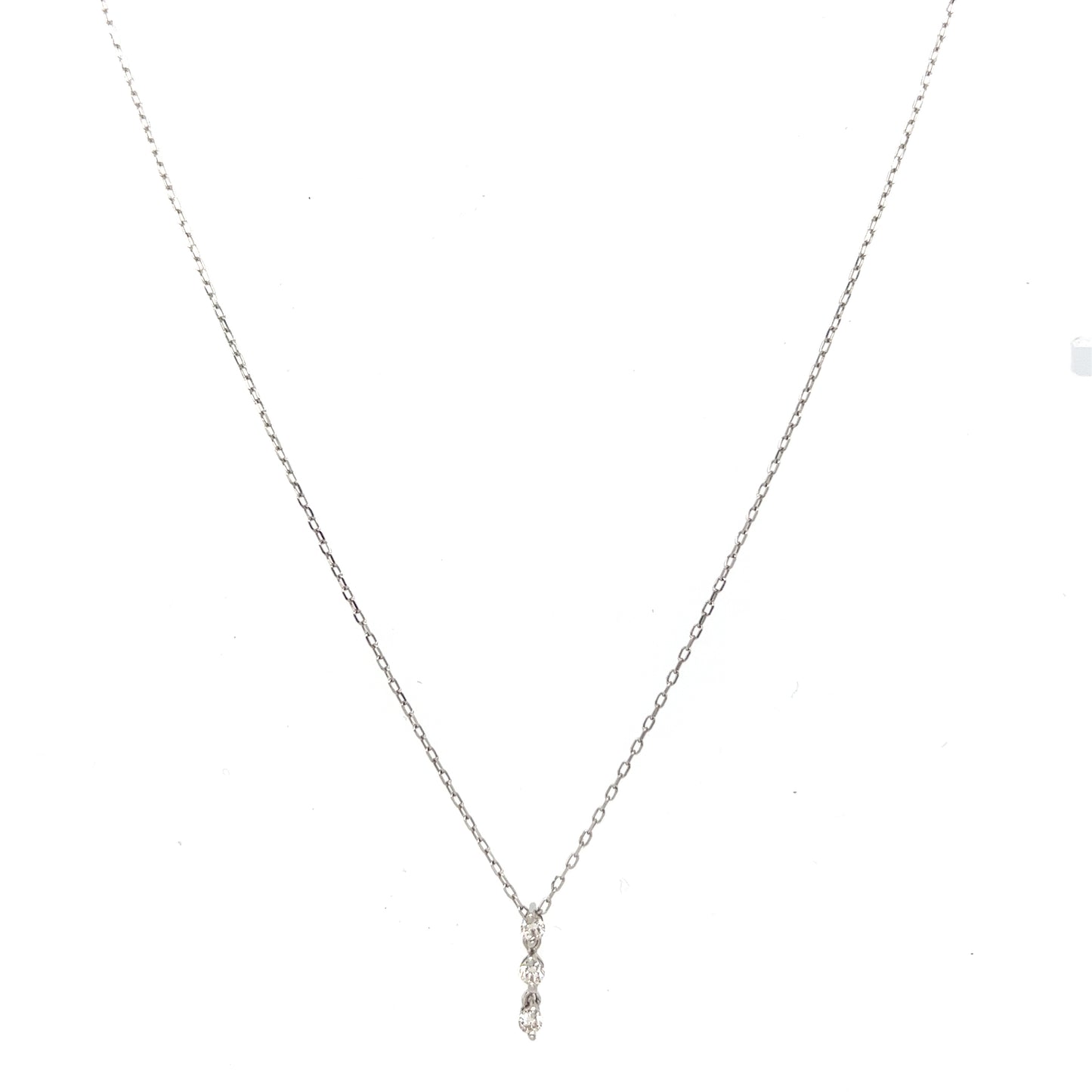 Round Brilliant Diamond Necklace