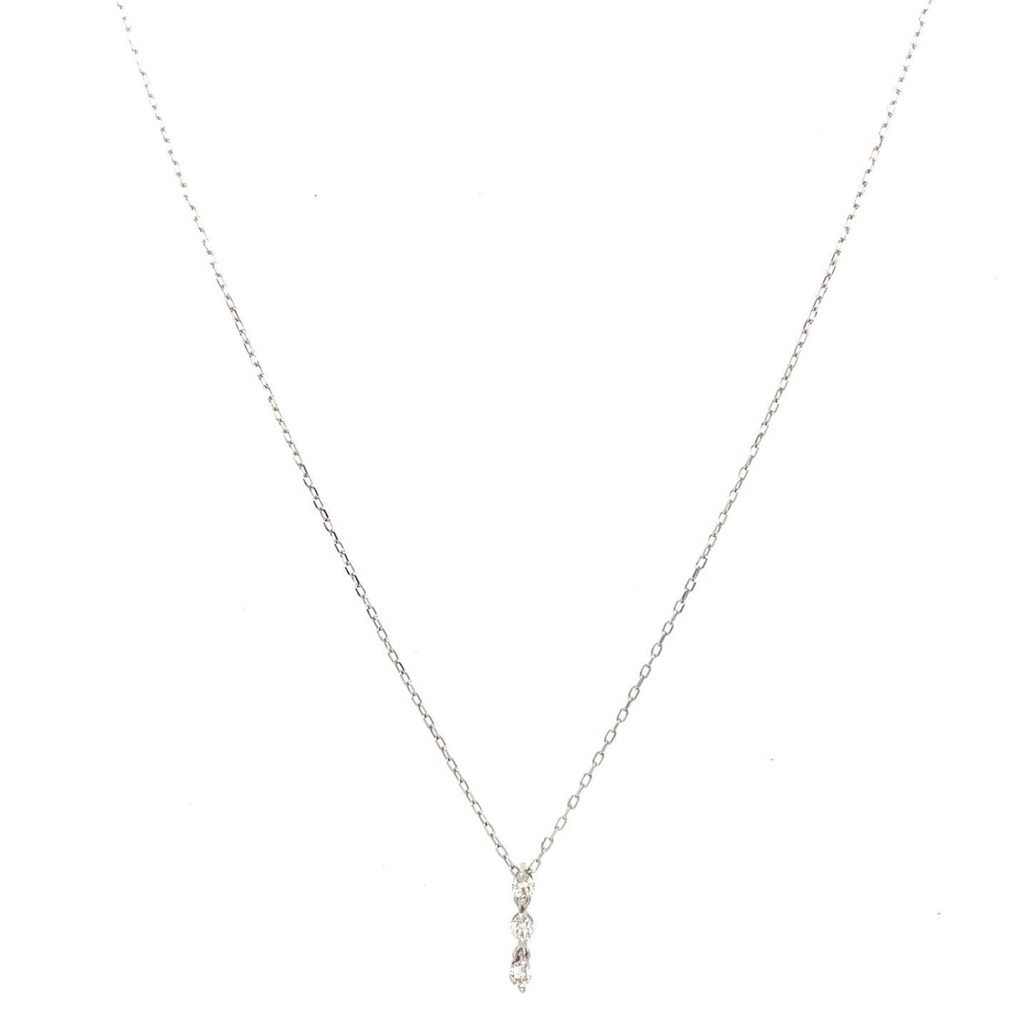 Round Brilliant Diamond Necklace