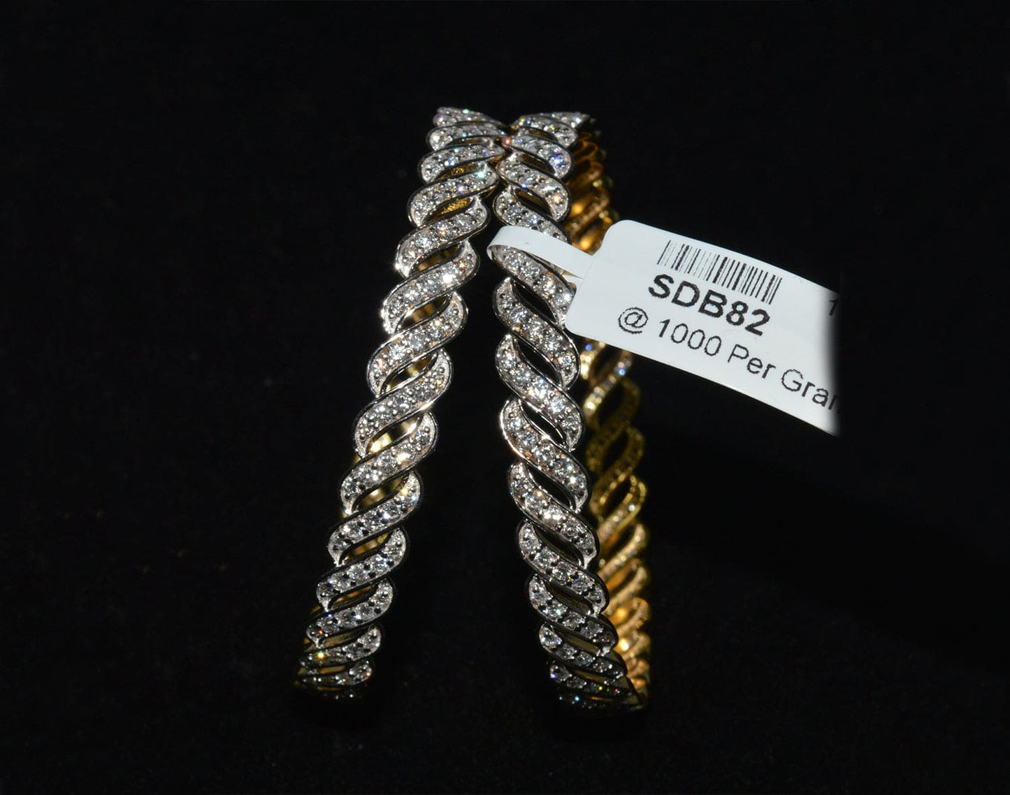 Regal 18k Diamond Gold Bangle