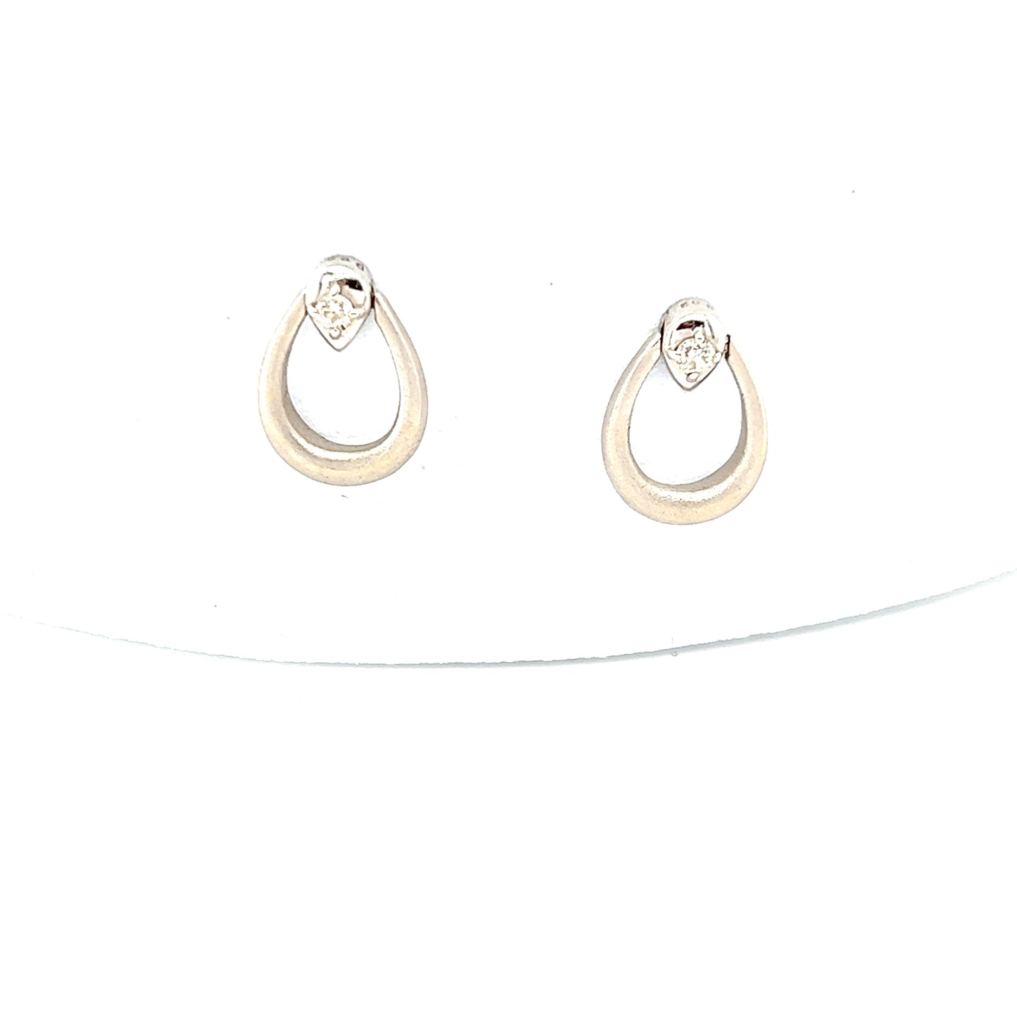 Enchanting Platinum Bali Drop Earrings
