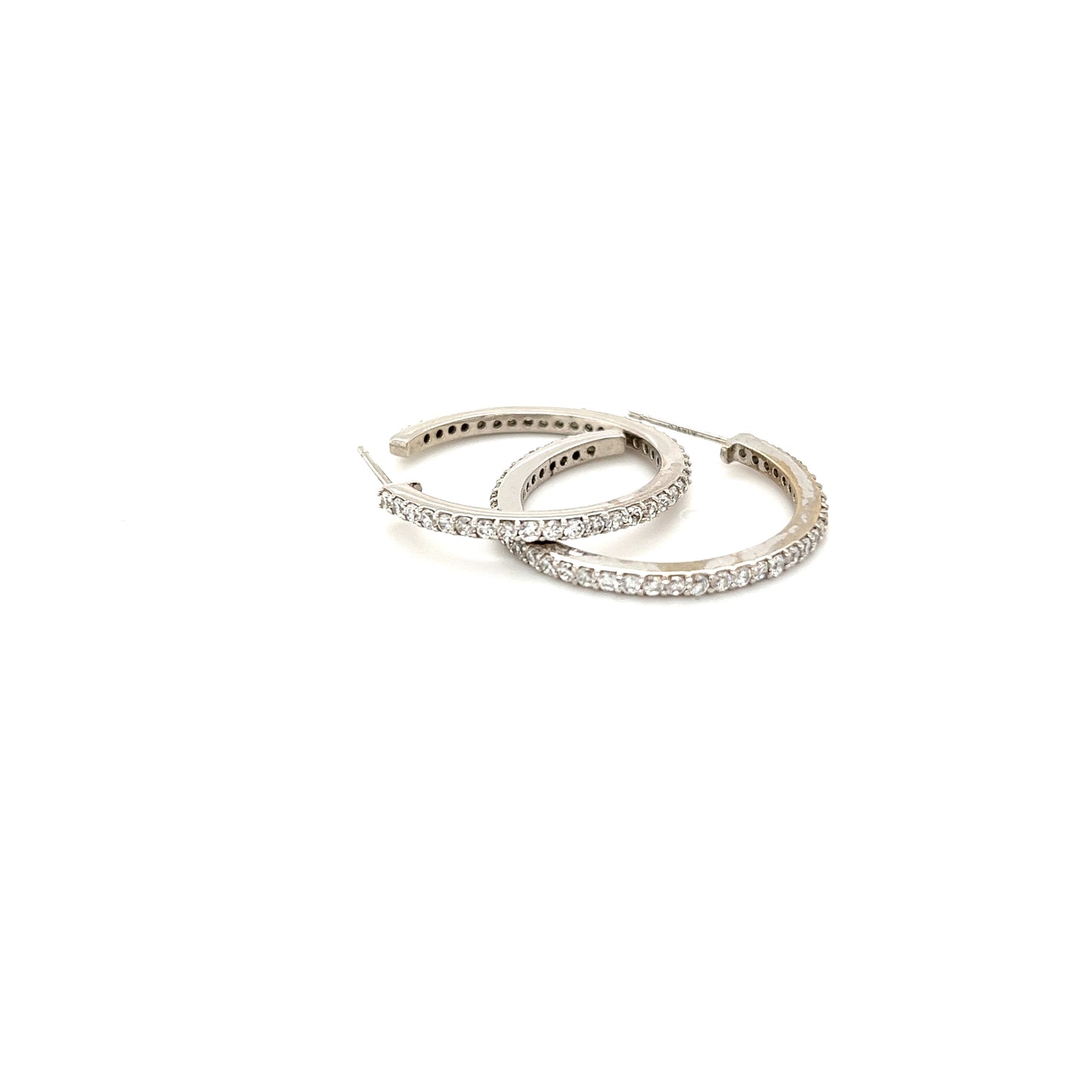 Diamond Hoop Earring