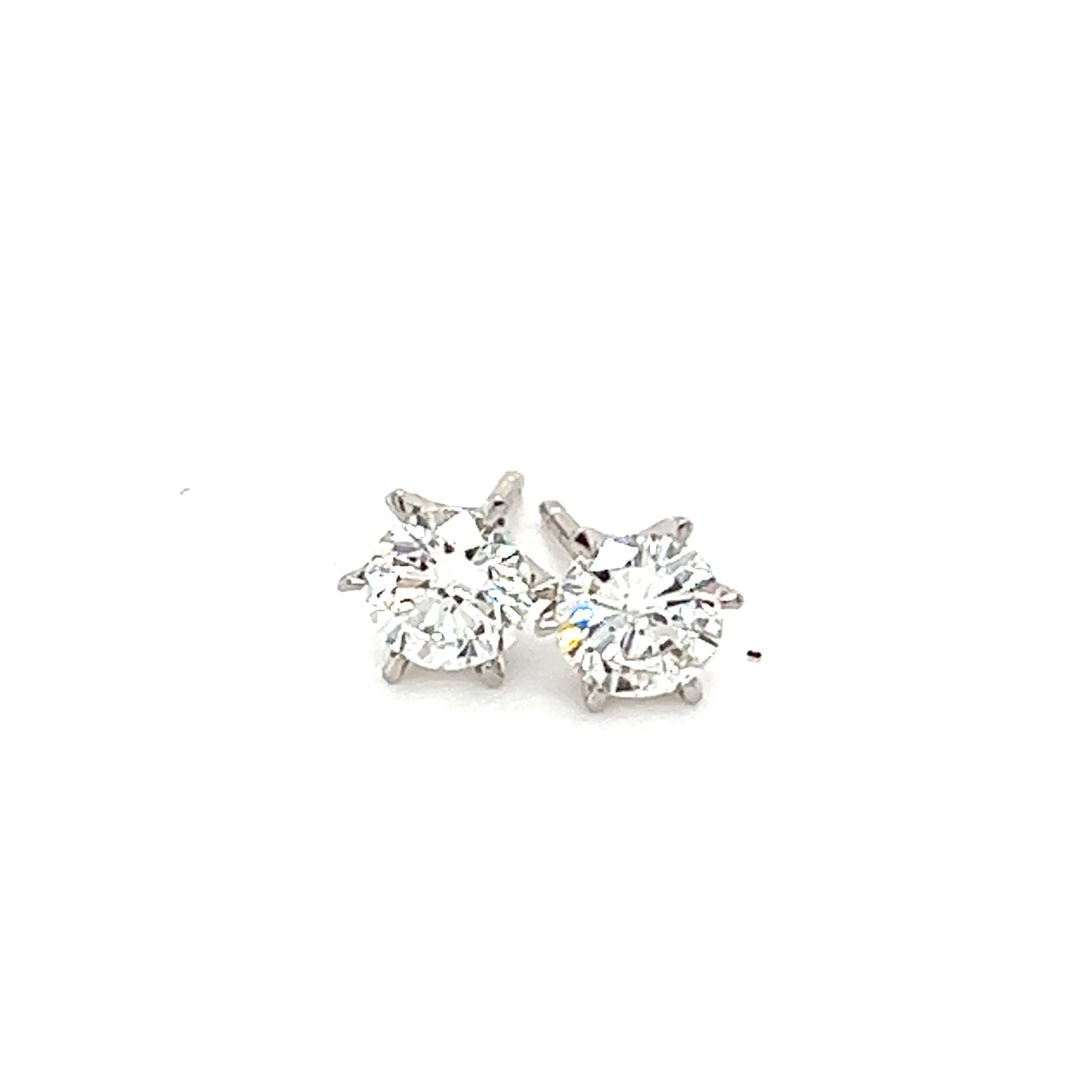 Diamond Studs(0.372 ct) Platinum Stud for women