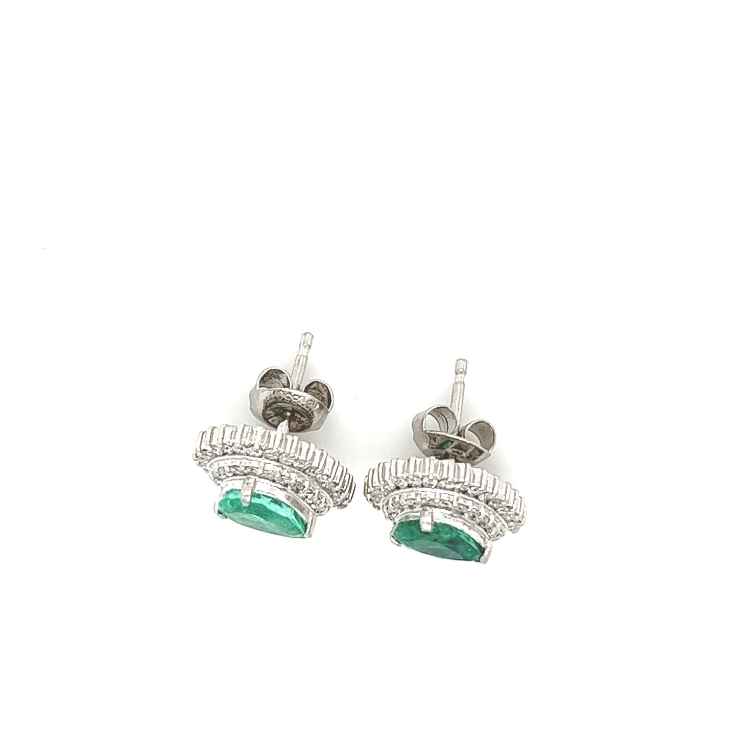 Emerald studs