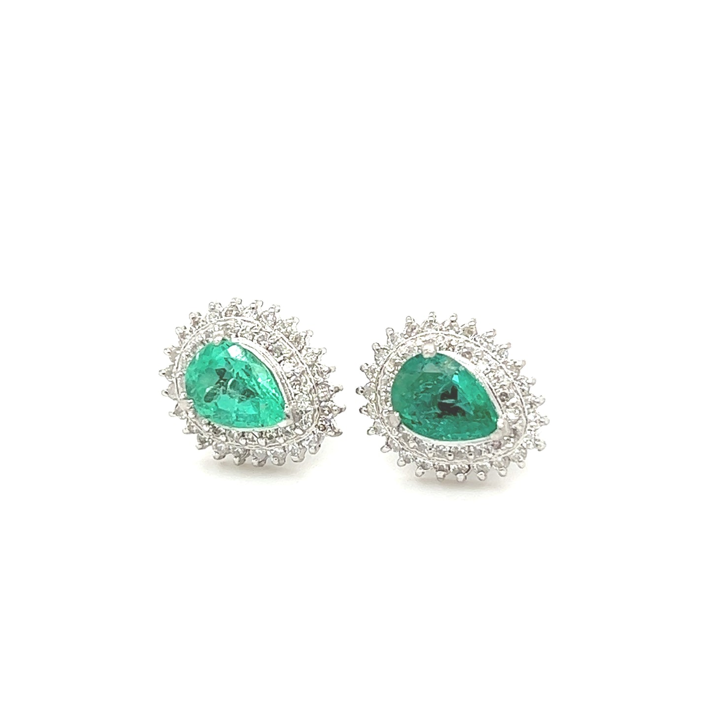 Emerald studs