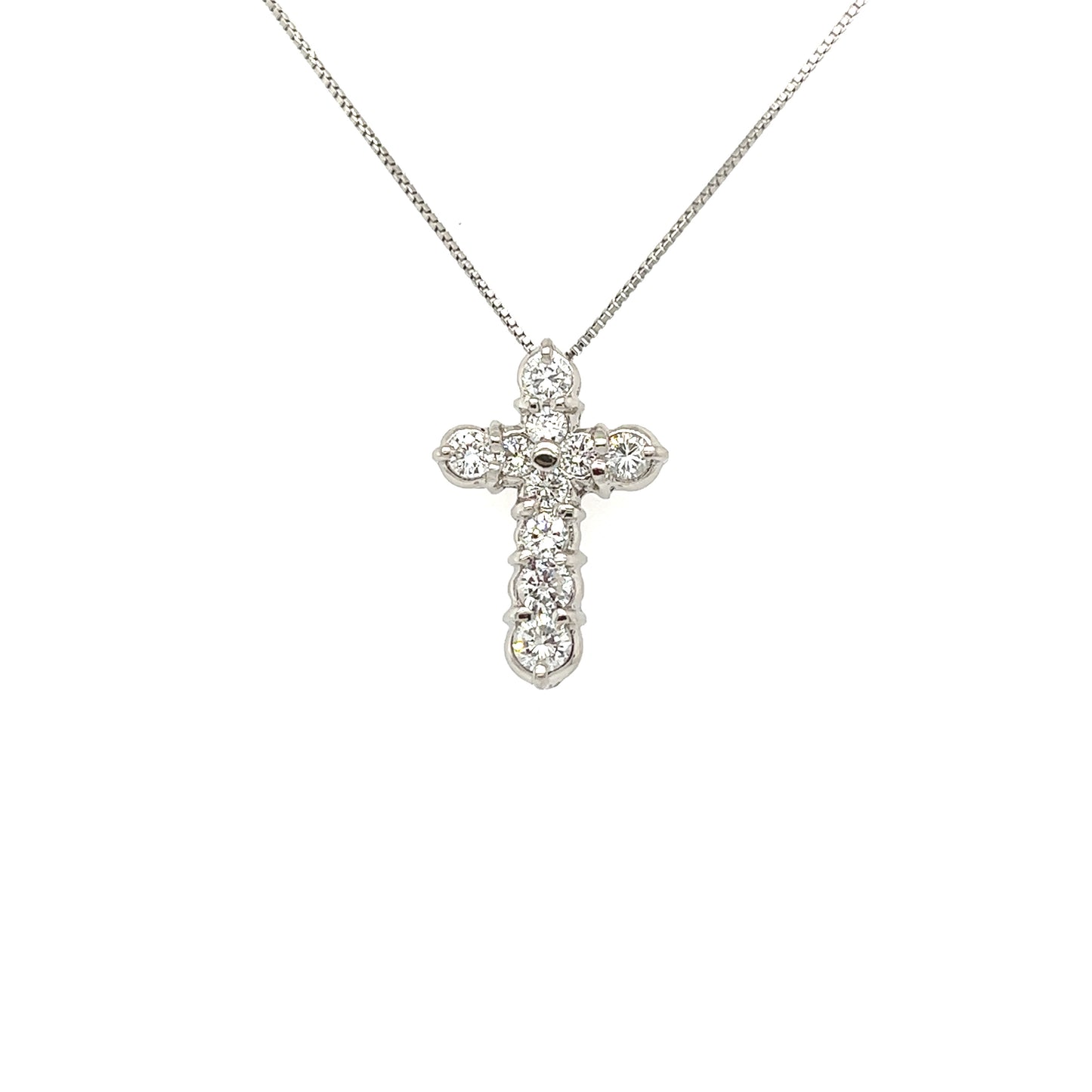 PT Period Diamonds Cross Necklace