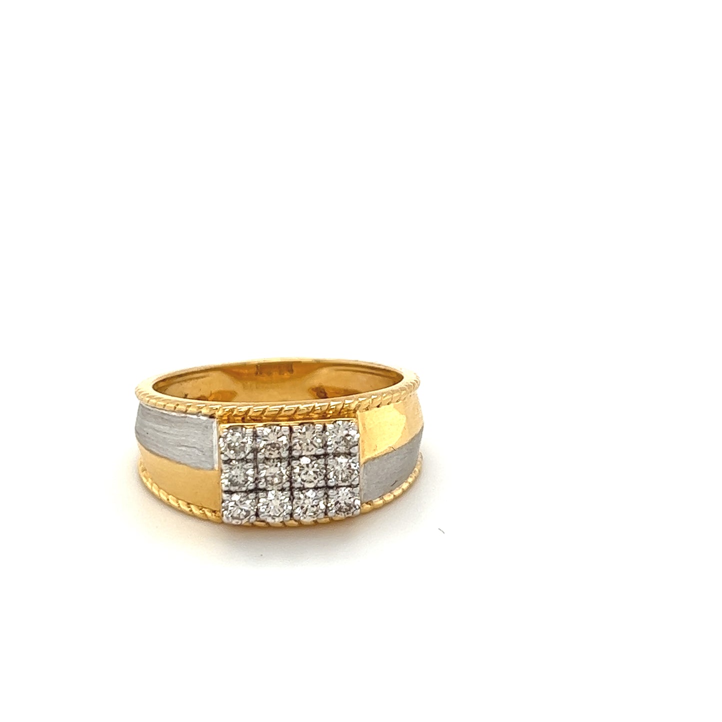 K18 Fine Diamonds Men's Ring