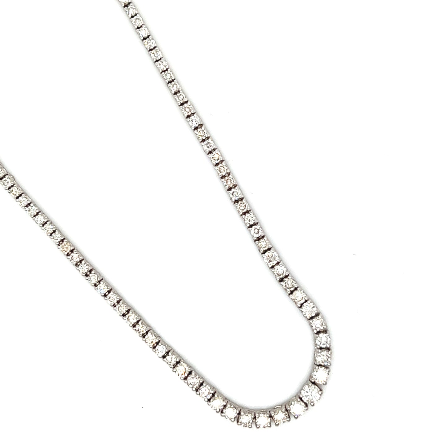 Diamond Baguette Chain necklace