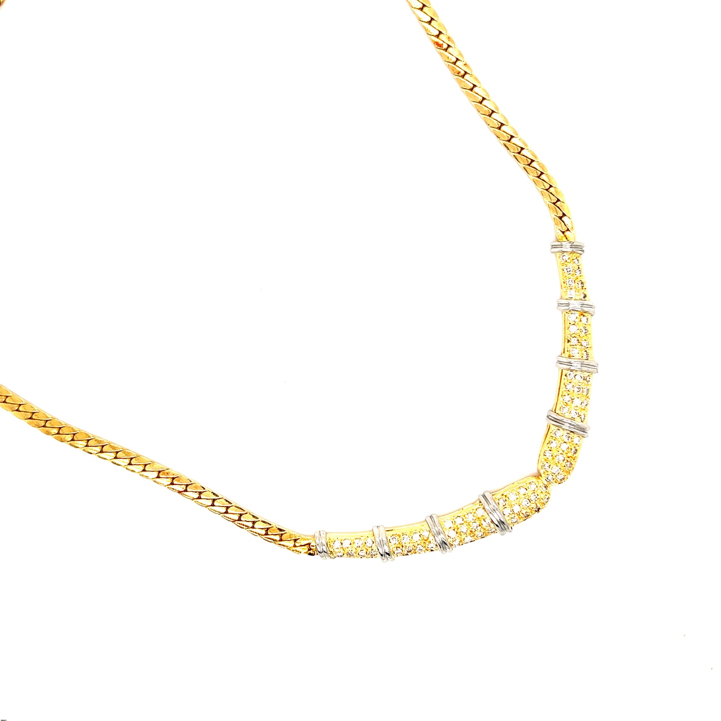 Gold plated Diamond Pendant