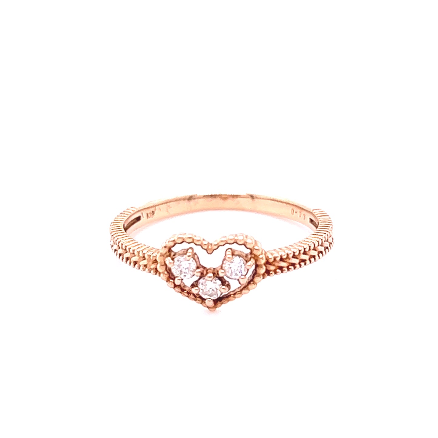 18K Rose Gold Petal Ring