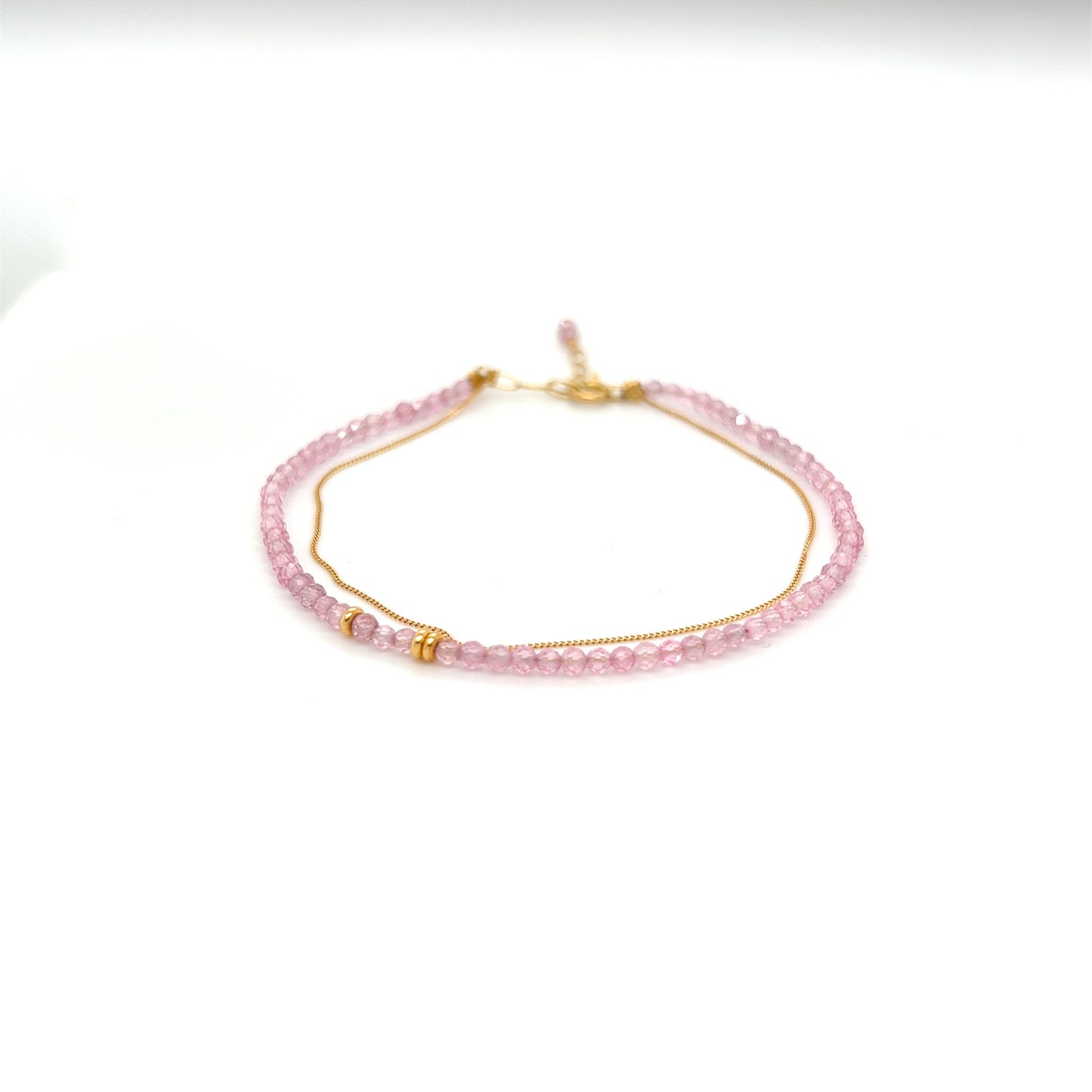 18KPink Tourmaline Bracelet