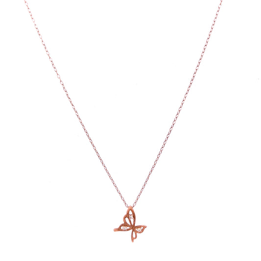 Butterfly Diamond Necklace