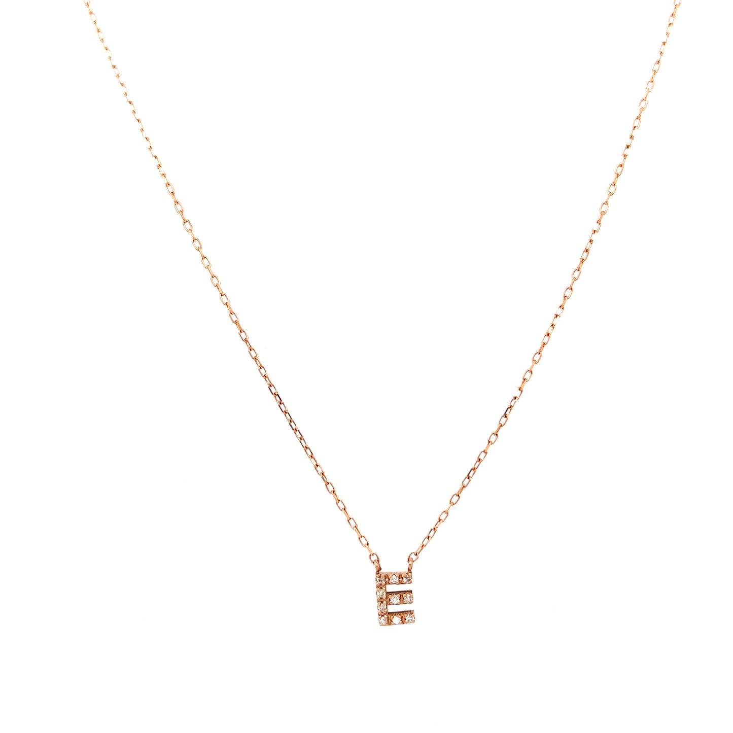 Diamond Initial Necklace