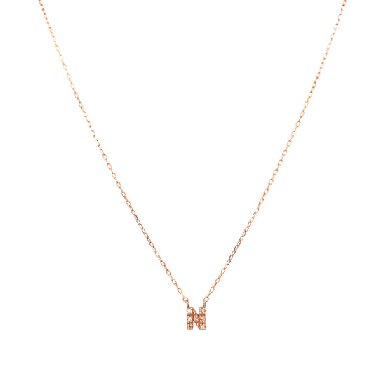 Initial letter Diamond necklace