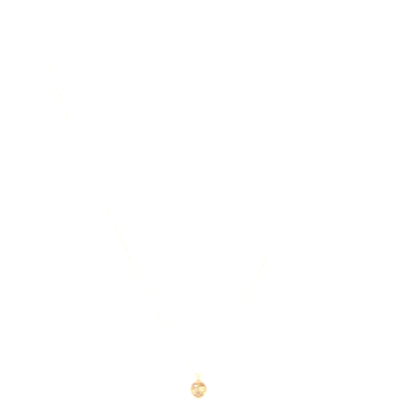 Petite diamond pendant