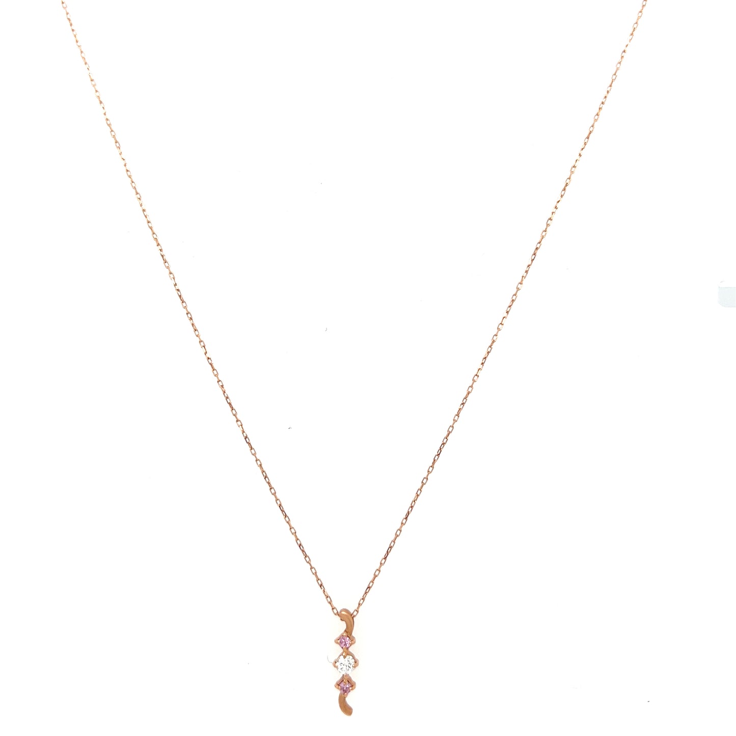 Teardrop Pink Necklace