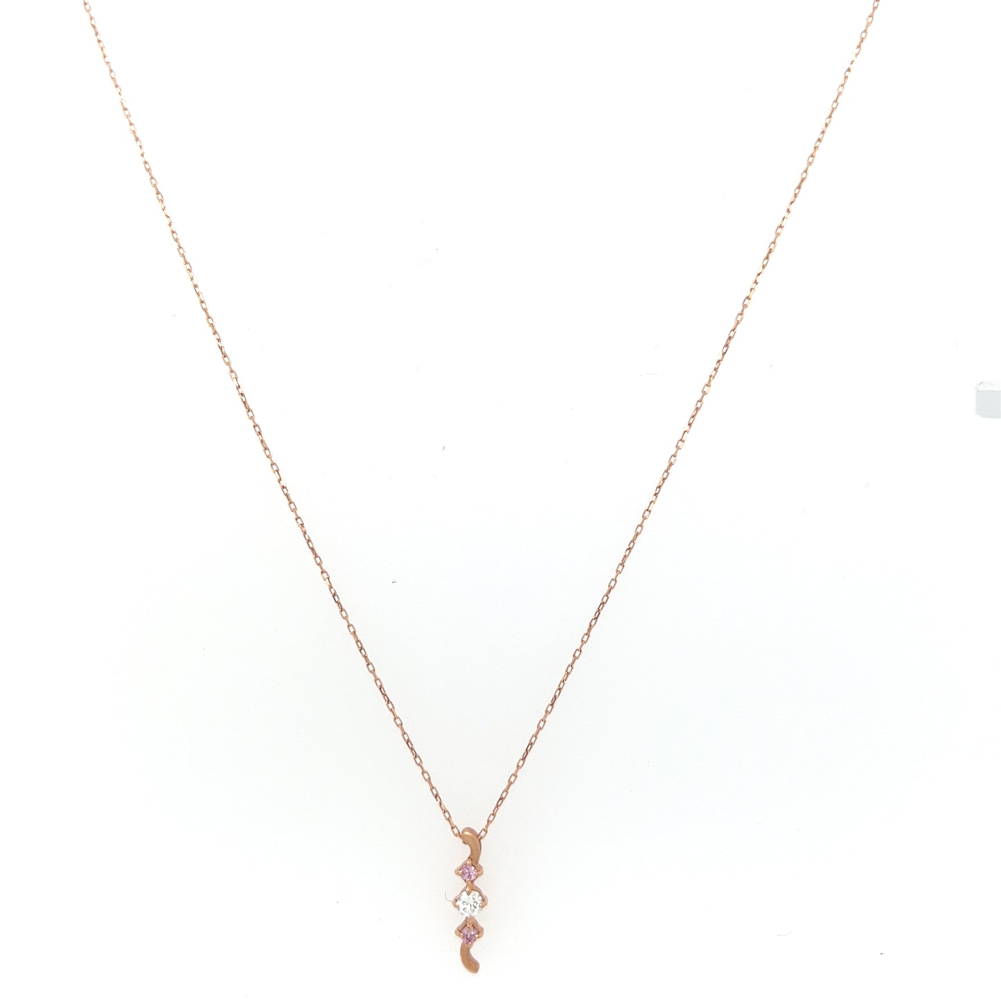 Teardrop Pink Necklace