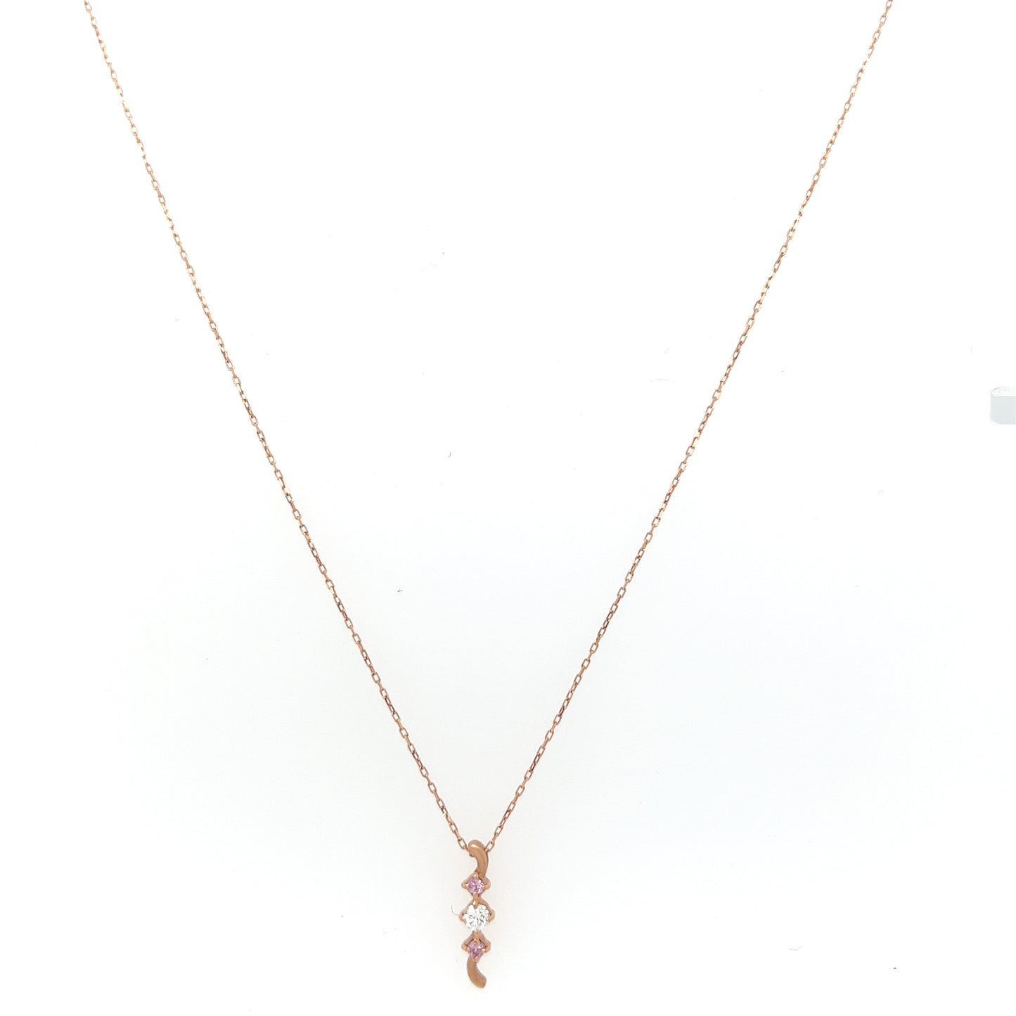 Teardrop Pink Necklace