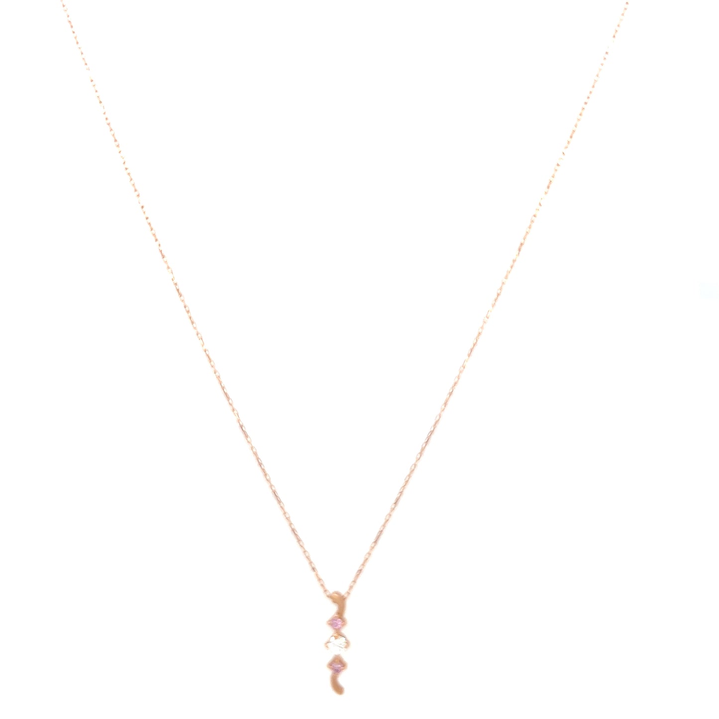 Teardrop Pink Necklace