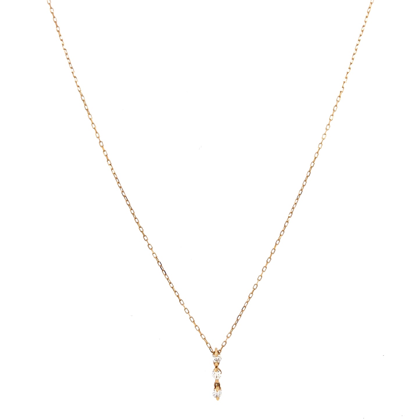 3 diamond Necklace