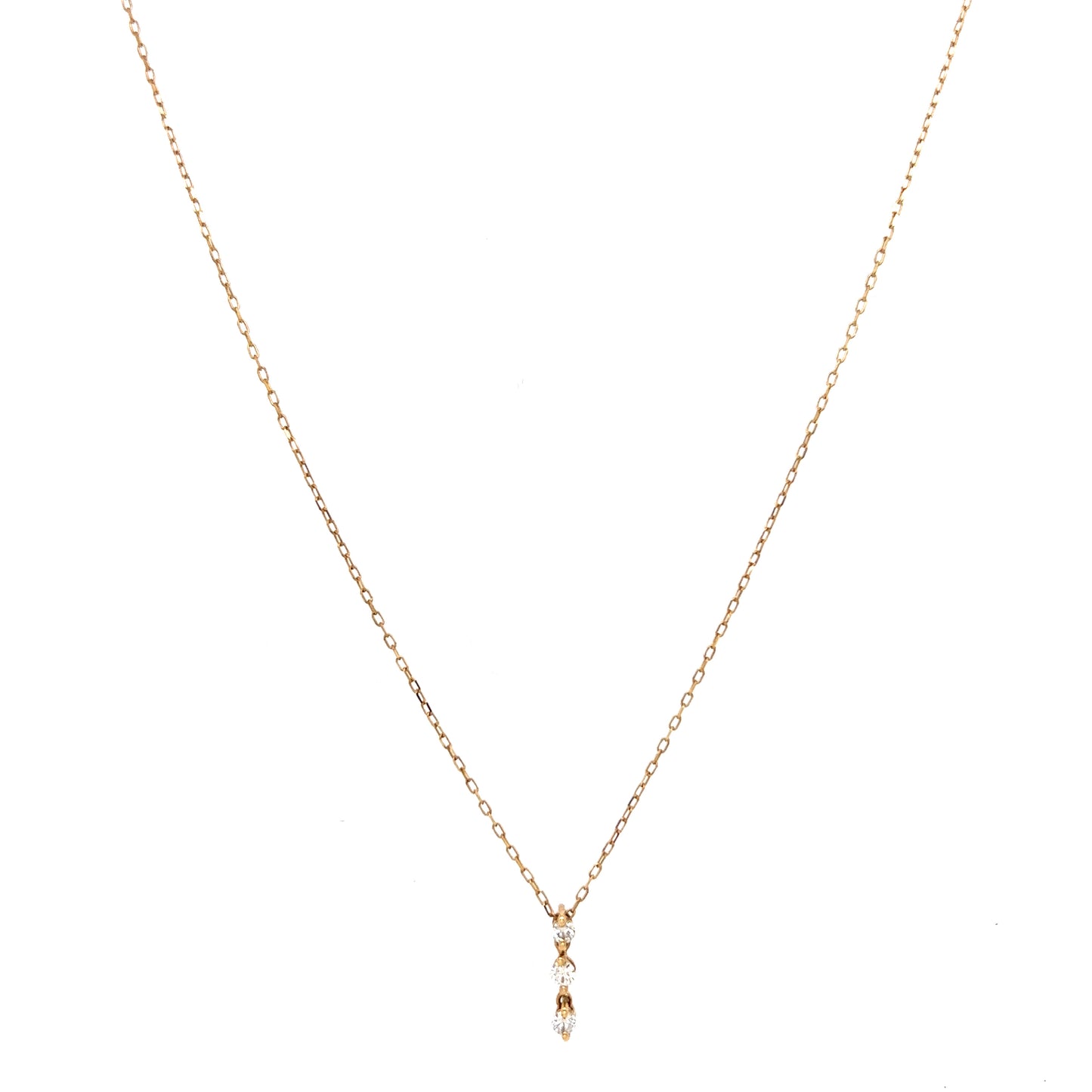 3 diamond Necklace