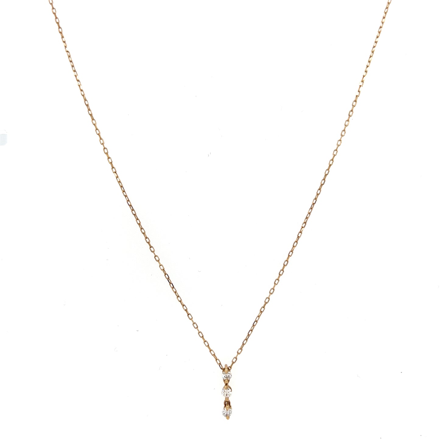 3 diamond Necklace