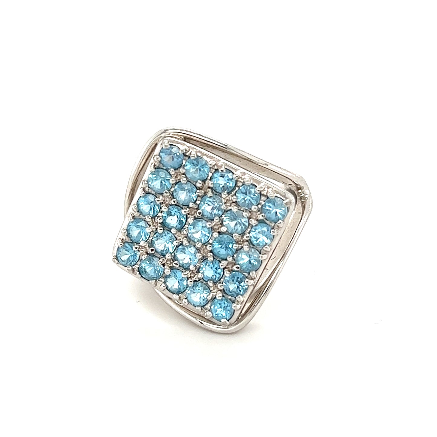 PT 900 Blue Topaz ring