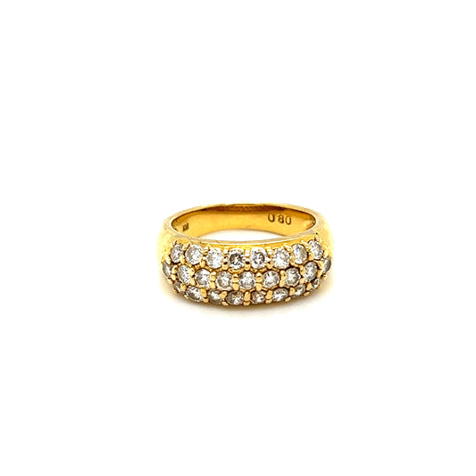 18K Holy Swirl Diamond Ring