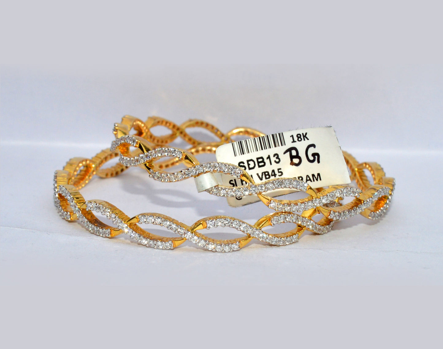 Allure 18k Diamond Bangles