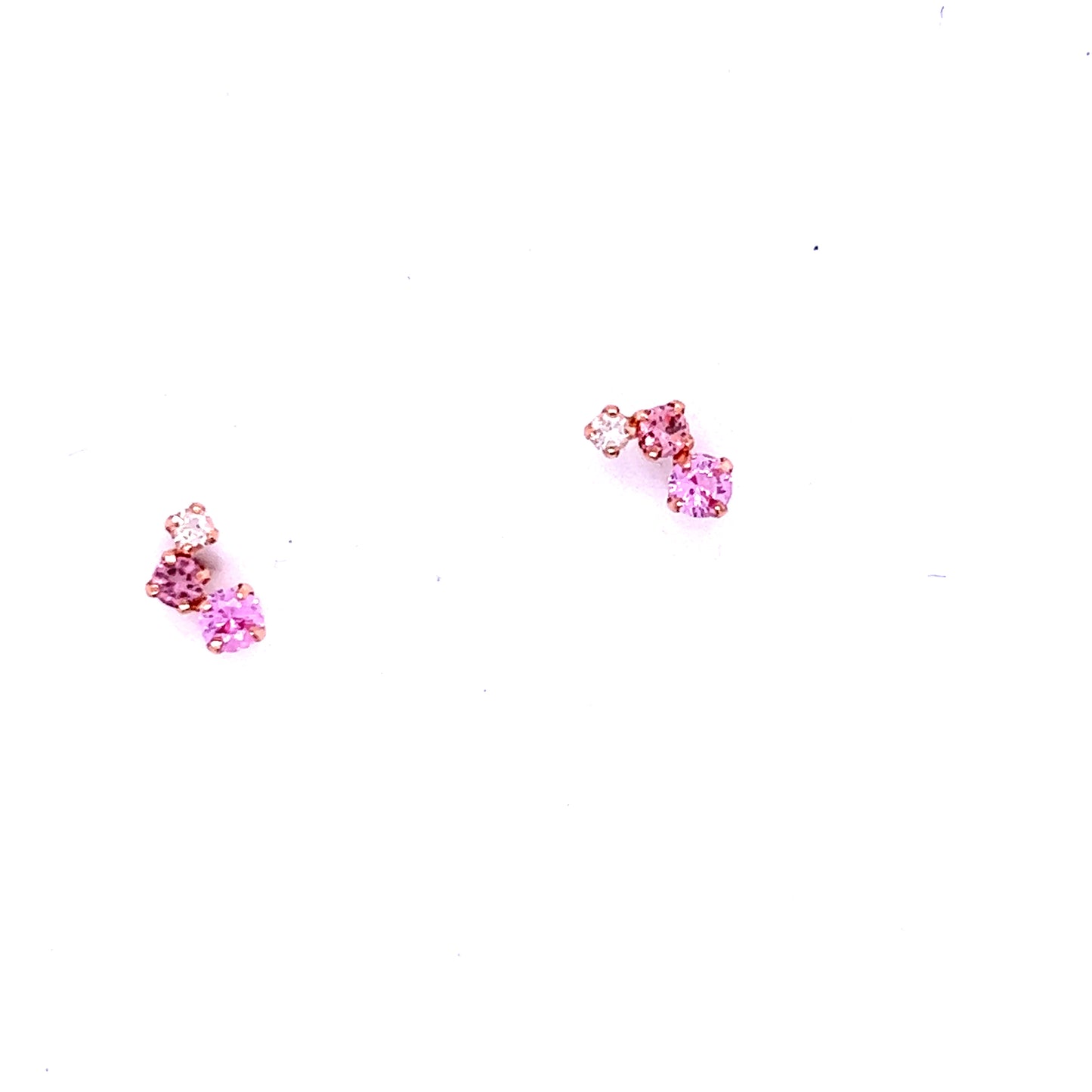 Ruby Diamond Studs
