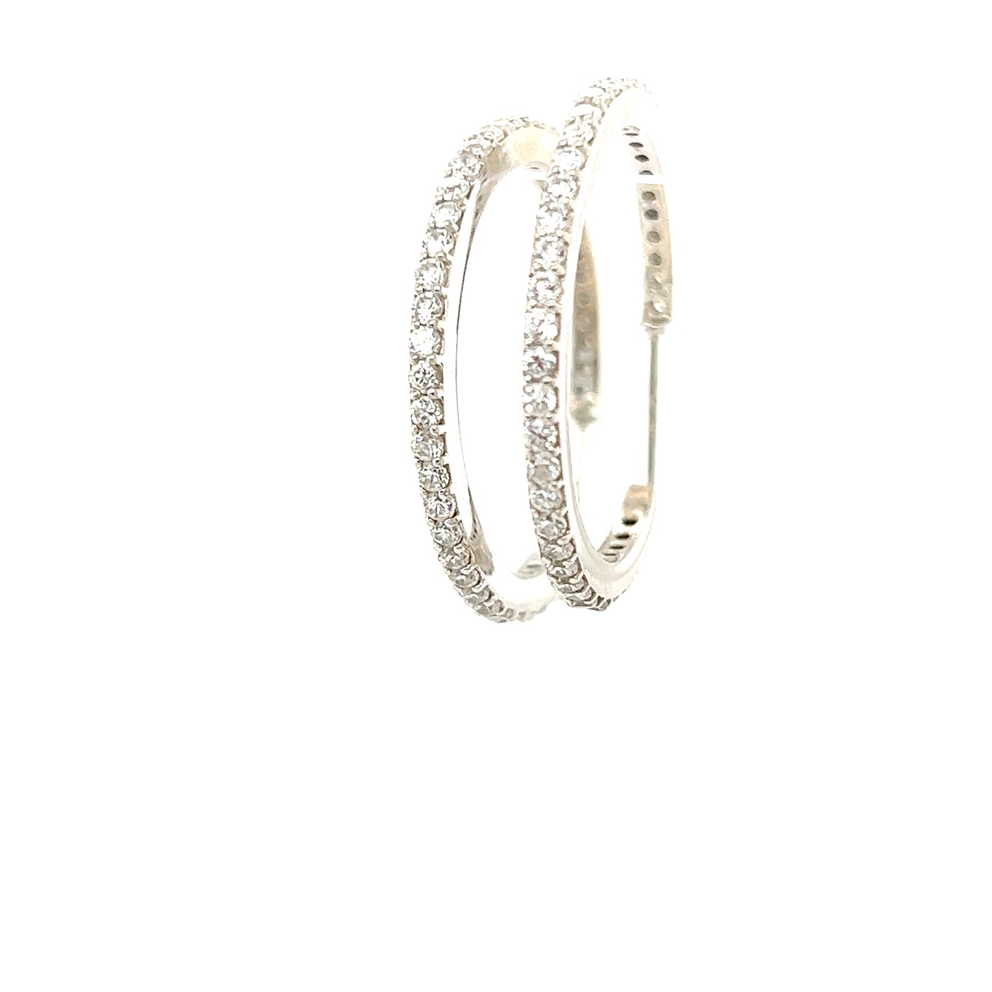 Diamond Hoop Earring