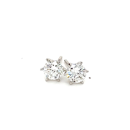 Diamond Studs(0.372 ct) Platinum Stud for women