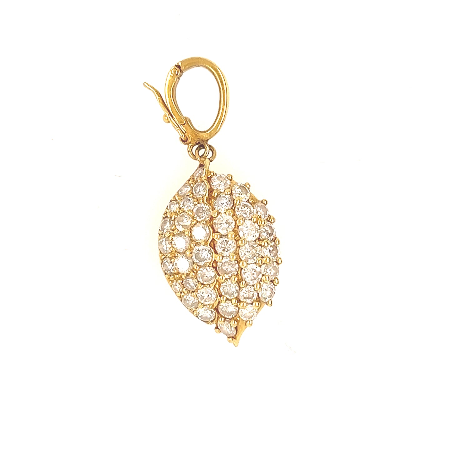 K18 Glittering Diamonds Pendant