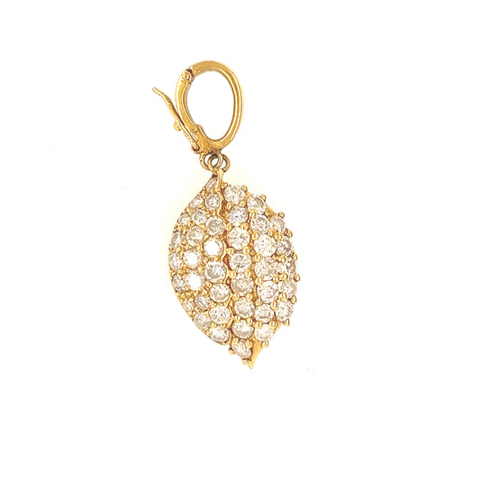 K18 Glittering Diamonds Pendant