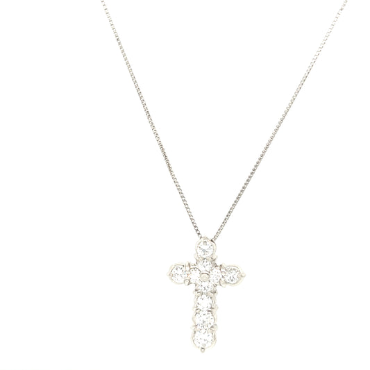 PT Period Diamonds Cross Necklace