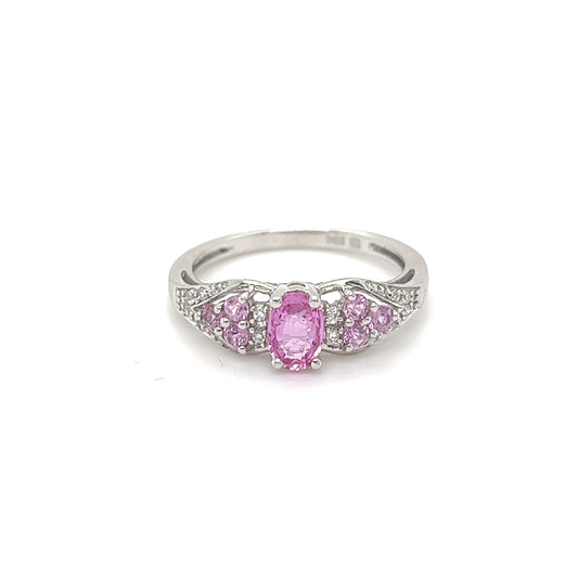 K14 Fancy Colour Stone Ring