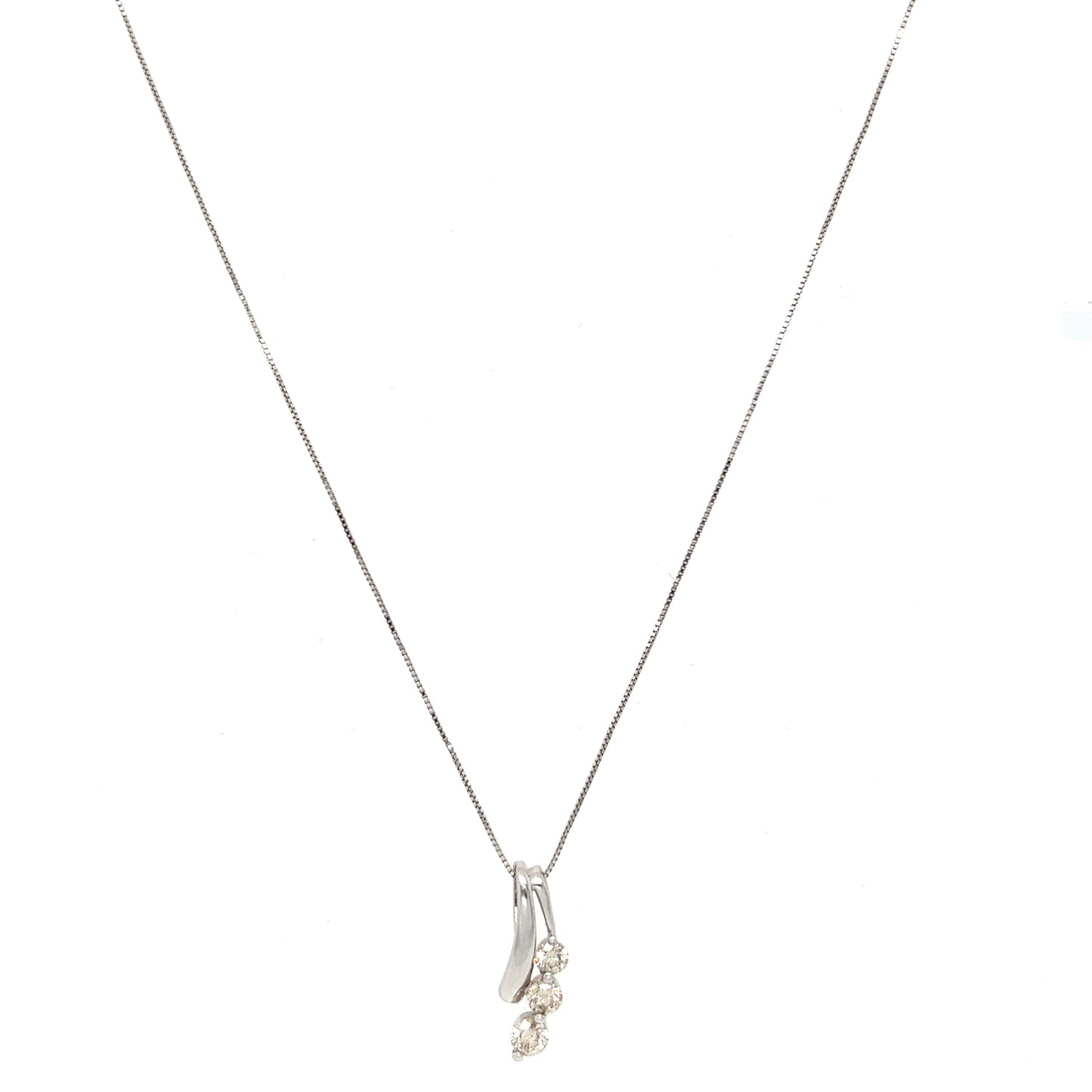 Twist Diamond Necklace