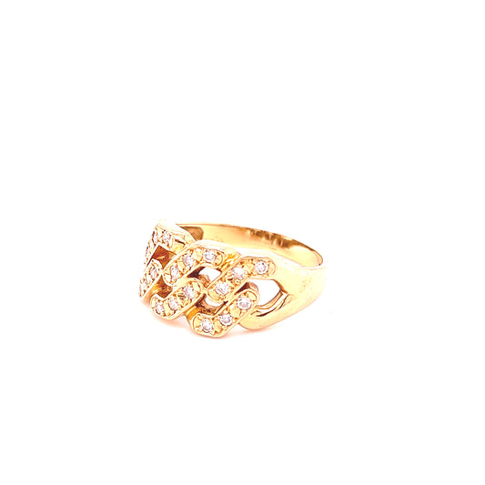 18K Bling Ring