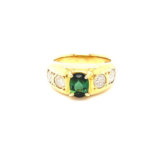 18K Toumaline Ring