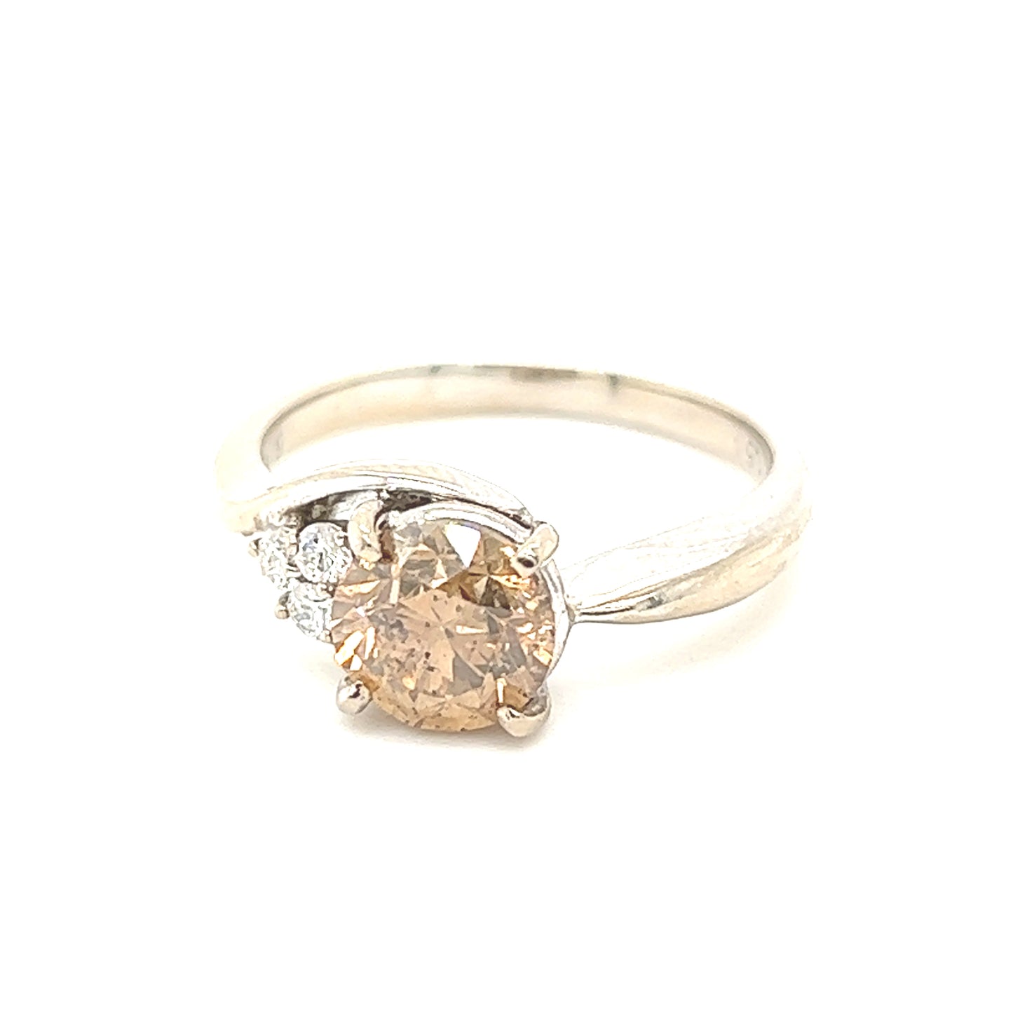 18K Yellow Diamond ring